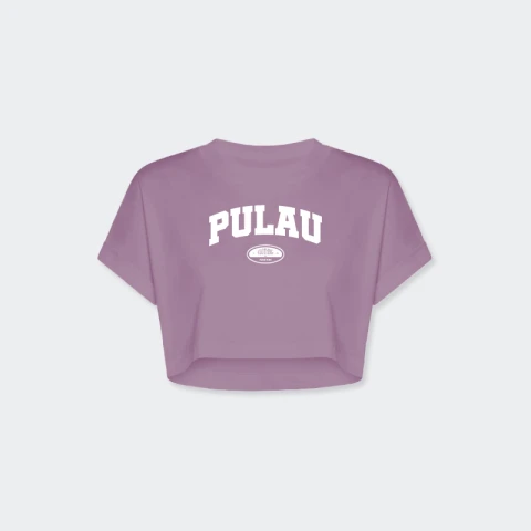 Remera Pulau University Violeta