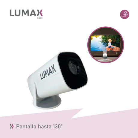 Mini Proyector Lumax Wifi Bluetooth control remoto Android 11 Mini Proyector Lumax Wifi Bluetooth control remoto Android 11