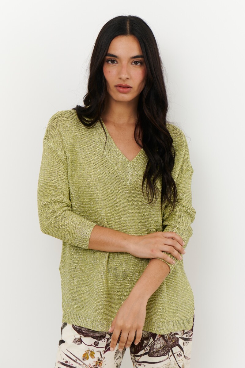 SWEATER V BLINK VERDE
