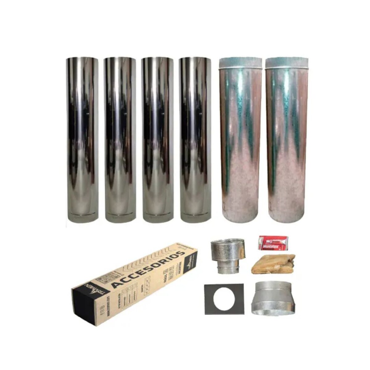 Kit Techo 6″ INOX Tromen 