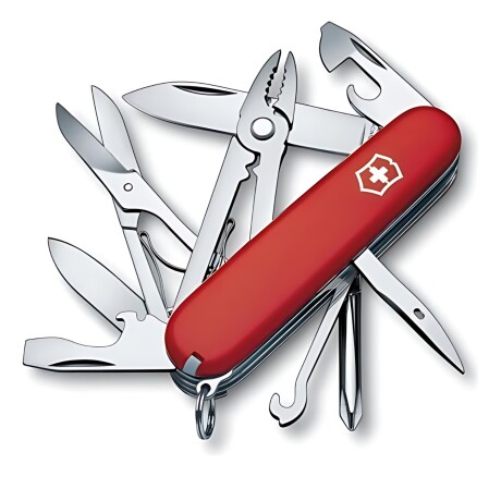 Navaja Suiza Victorinox Deluxe Tinker 17 funciones Rojo