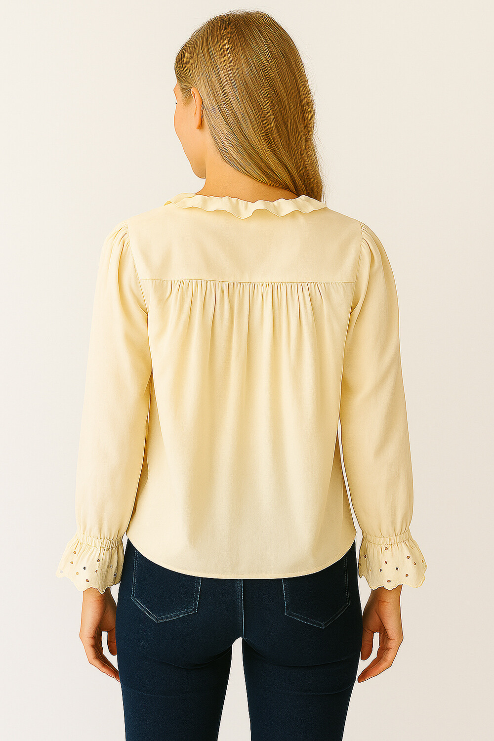 Camisa Jiardin Rosa Claro