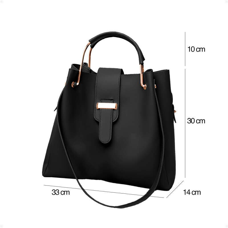 Bolso Cartera de Hombro y de Mano Negro