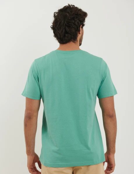 520958 T-SHIRT HARRINGTON LABEL Verde