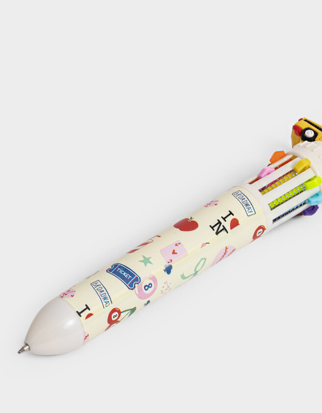Lapices y Lapiceras Estampados Lapicera Multipen Ny - Combinacion Multicolor