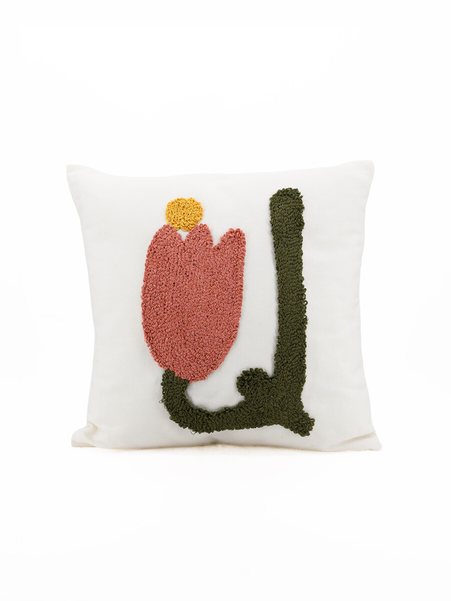 ALMOHADON FLOWER - CEREZA 