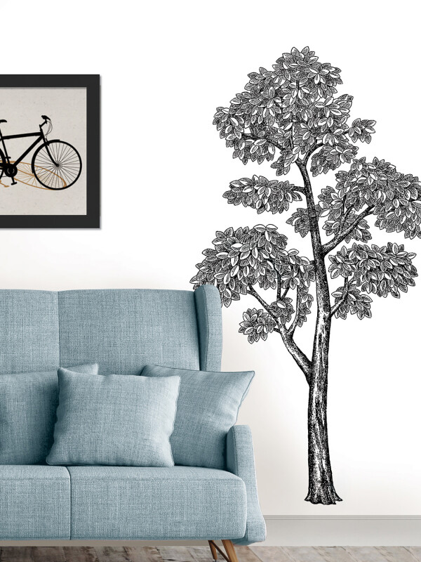 WALLPOPS MULBERRY TREE WALL ART KIT N/A