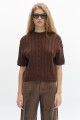 Knit T-shirt Jody Chocolate