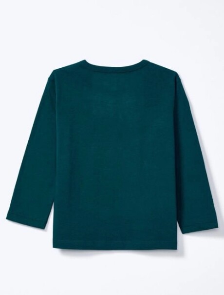 BUZO INFANTIL CON ESTAMPA VERDE