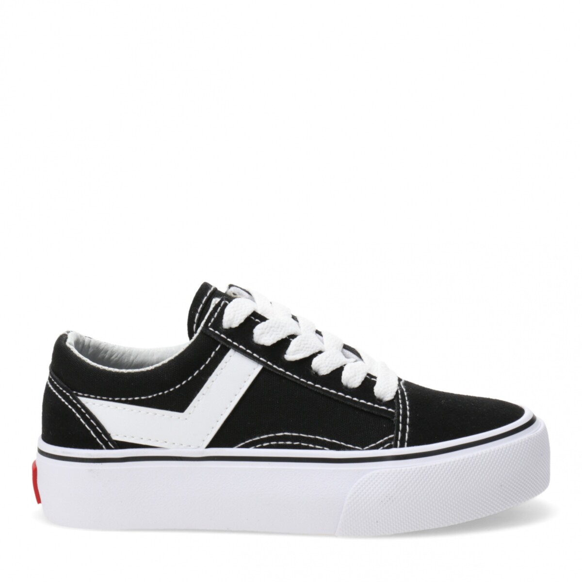 Championes de Niños Pony Old School KIDS Plataforma PONY - Negro 