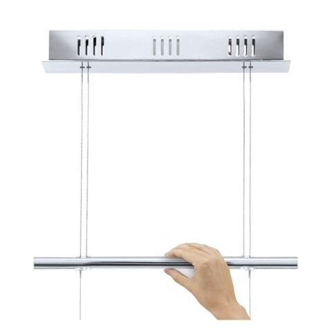 Colgante LED c/ cristales 24W ton/variable CARDITO EG2050