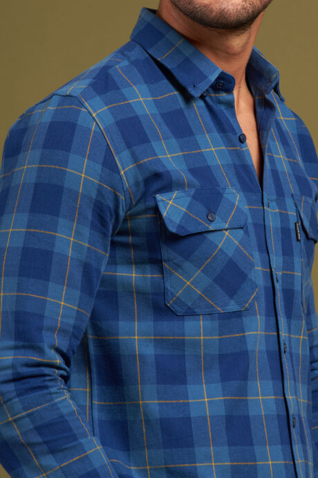 CAMISA ACUIA POLANCO Azul Piedra