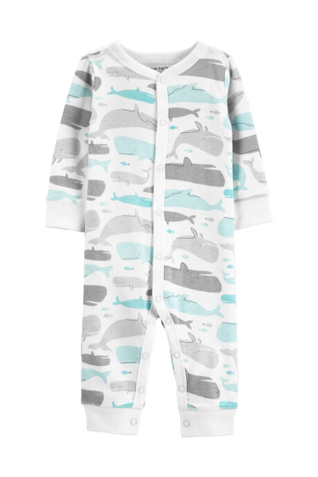 Pijama de algodón estampado 0