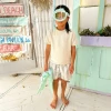 Kit Buceo Snorkel Niños Patas De Rana Antiparras Sunnylife Salty the Shark Multi