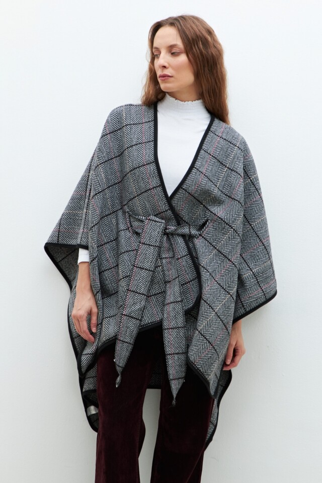 Capa escocesa gris