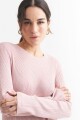 Vestido tejido manga larga ROSA