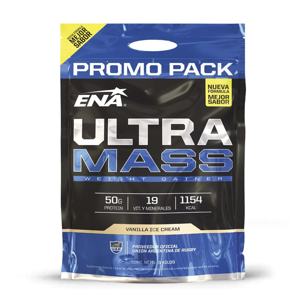 ENA Ultra Mass 3kg - Vainilla 