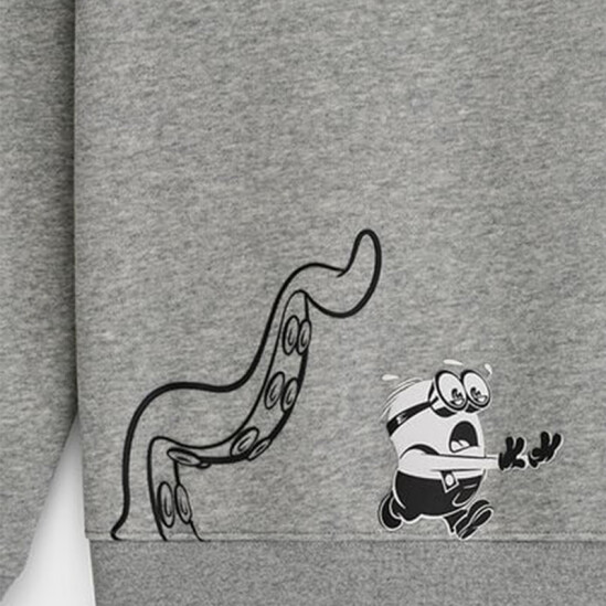 Canguro Converse Minions Standard Fit Gris