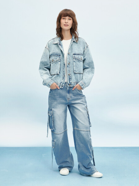 CAMPERA PUNTA AZUL CLARO