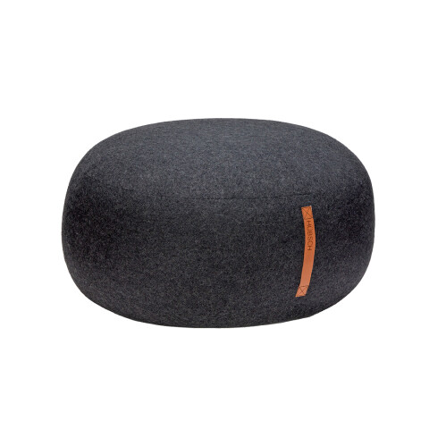 Pouf Alida Negro bajo