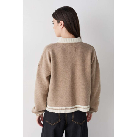 Pre Venta Cardigan Terro Uy Beige