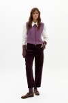 Chaleco Otto en Blend de Lana Violeta