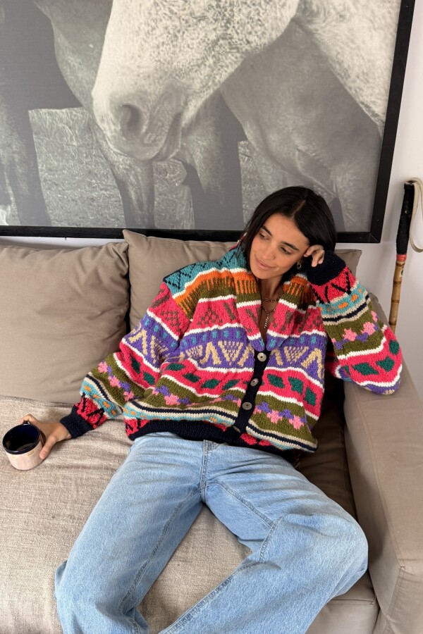 Saco Rosly Lana Multicolor