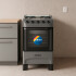 Cocina Multigas 4 Hornallas Enxuta Cenx27200ng GRIS