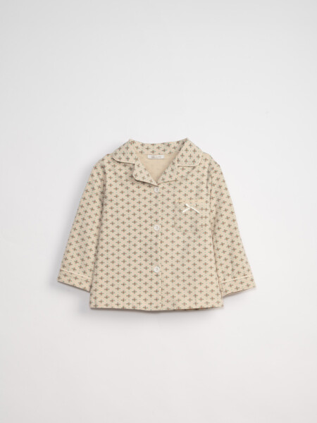 Conjunto pijama Estampado Crudo