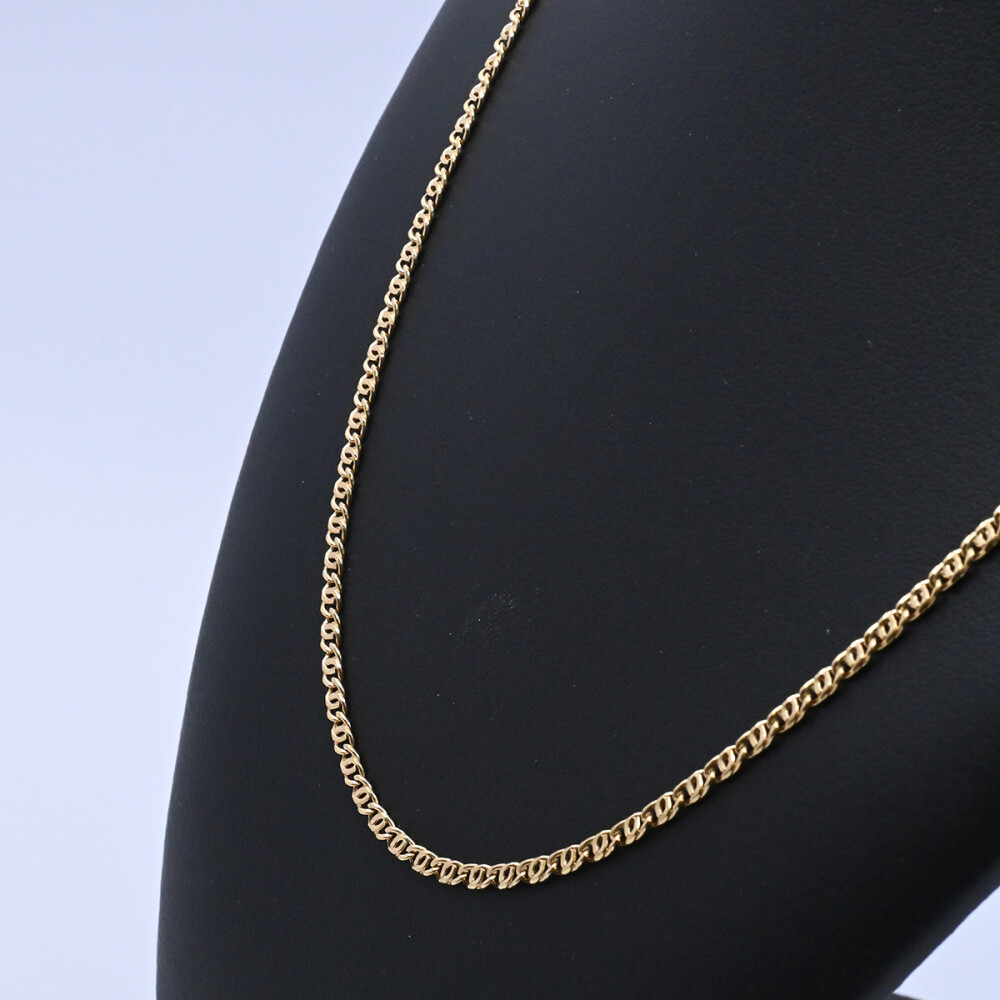 Cadena oro 18k doble grumet. Cadena oro 18k doble grumet.