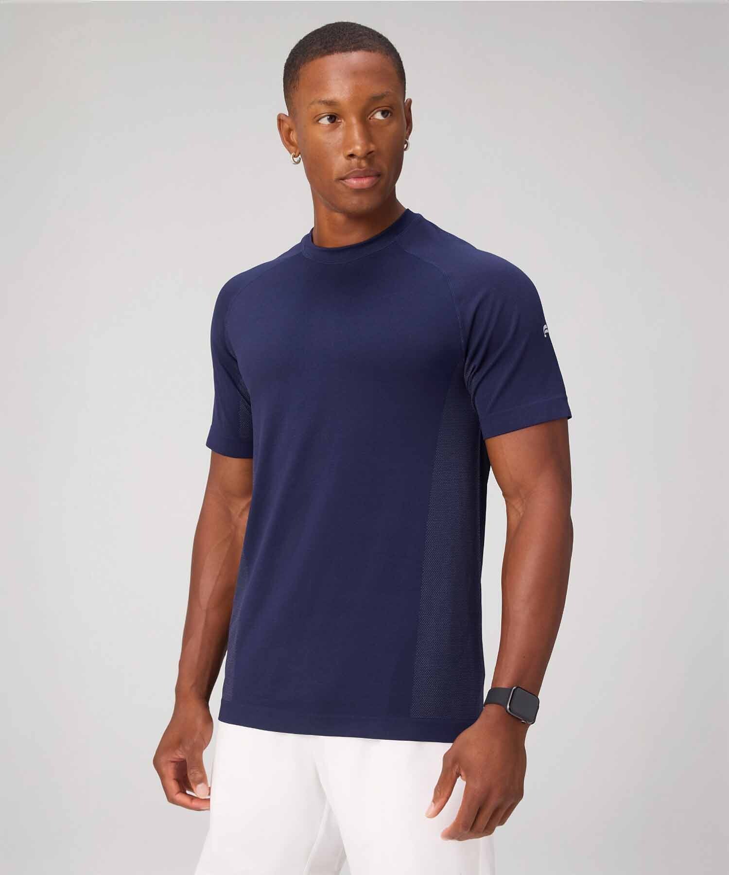 Polo Manga Corta Fit The Training Day Tee Hombre Deep Navy
