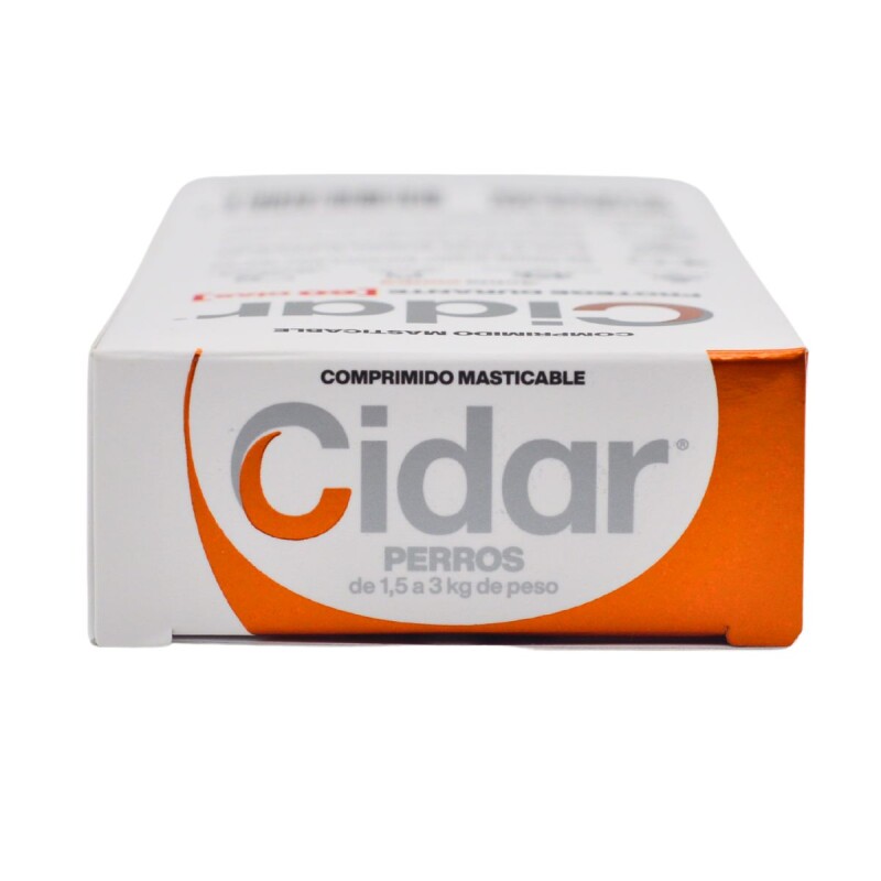 CIDAR PERROS PASTILLA ANTIPULGAS Y ANTIGARRAPATAS KONIG 1.5 A 3 KG