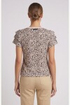 REMERA M/C VOLADO NEGRO ESTAMPADO