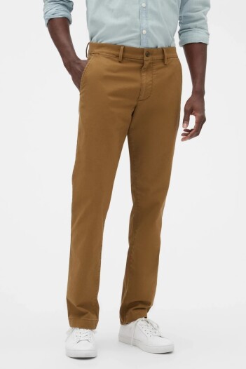 Pantalón Essential Khaki Skinny Gap Hombre Palomino Brown Global