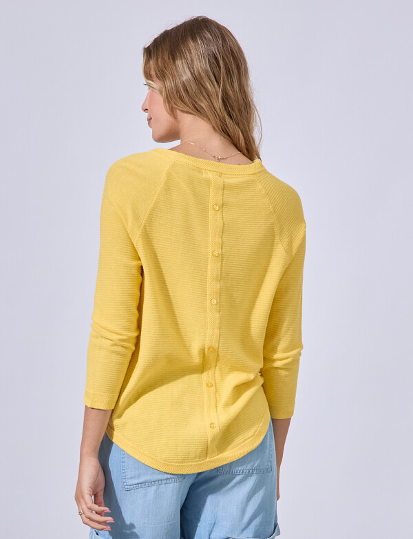 Buzo Raglan Algodon AMARILLO