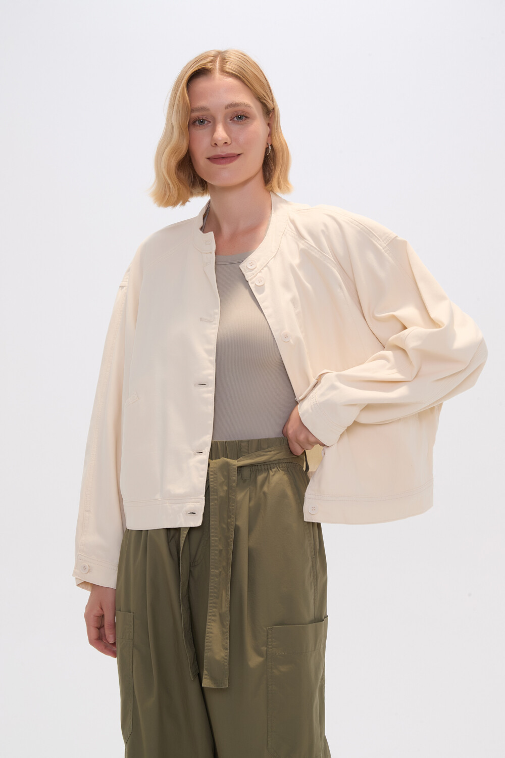 Chaqueta Maccai Crudo / Natural