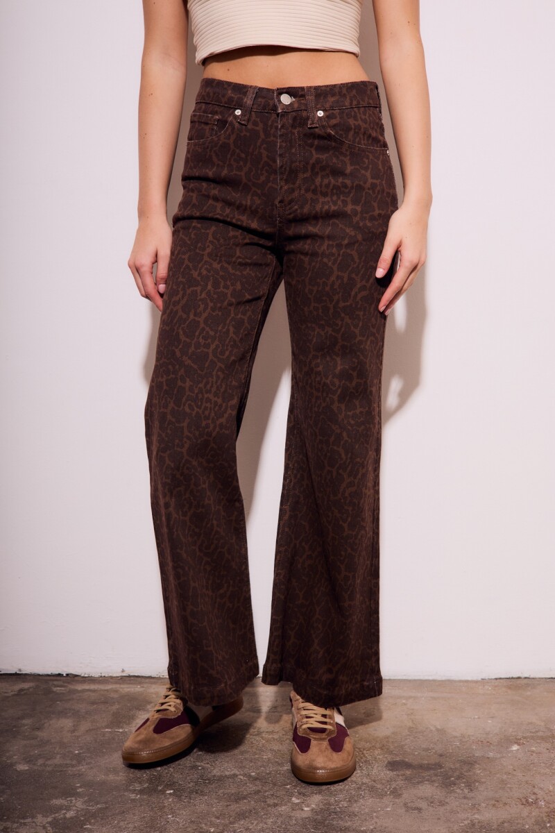 Jean Print Animal Print