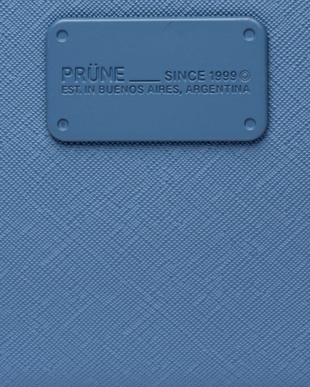 Bandolera New Penny en efecto cuero saffiano Coast Blue