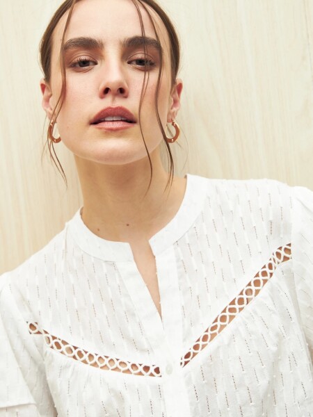 CAMISA ALLIE BRODY BLANCO