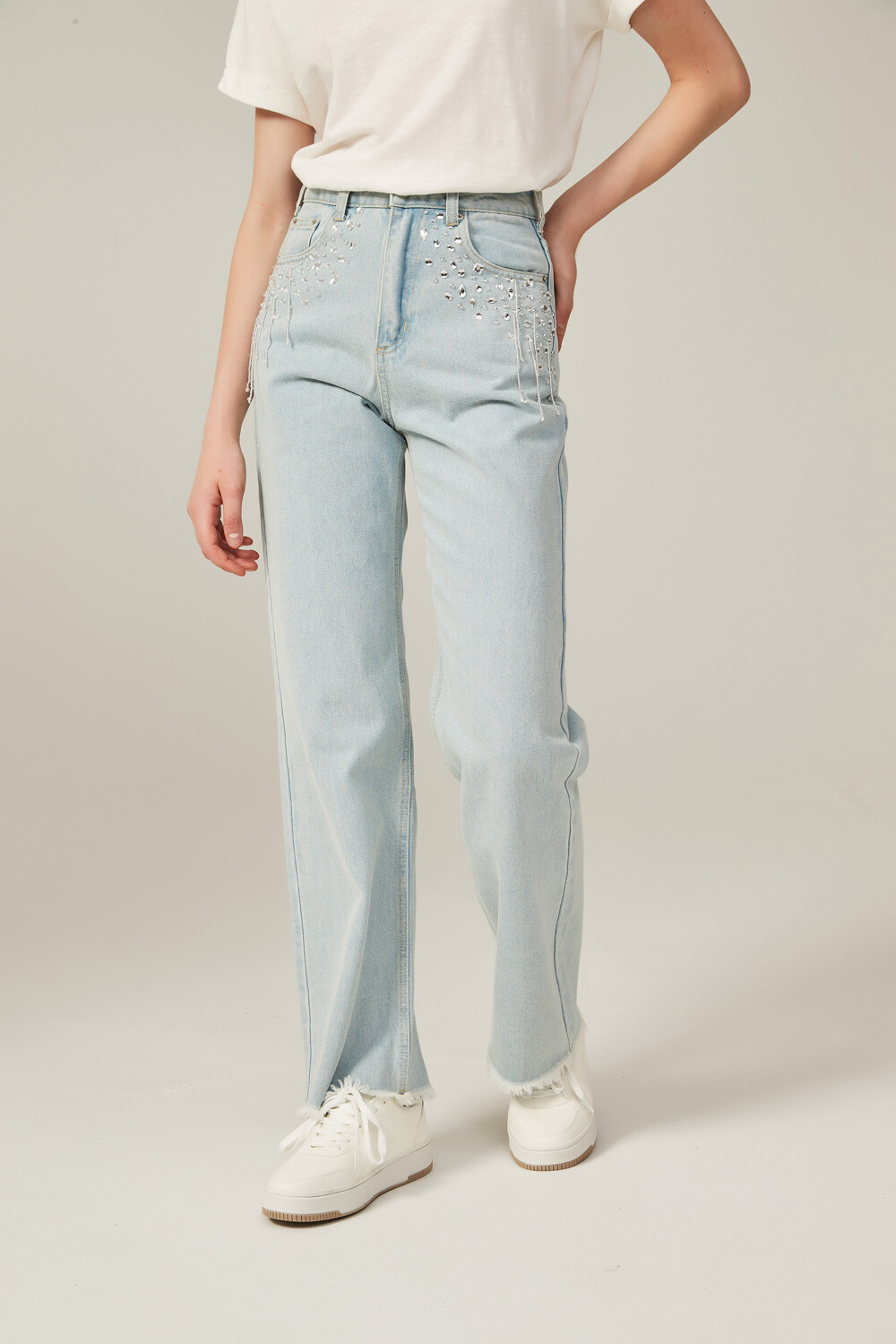 Pantalon Alende Celeste