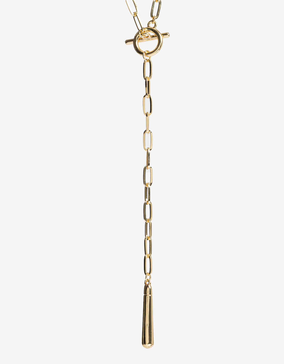 Collar Corto Eslabones Metal 