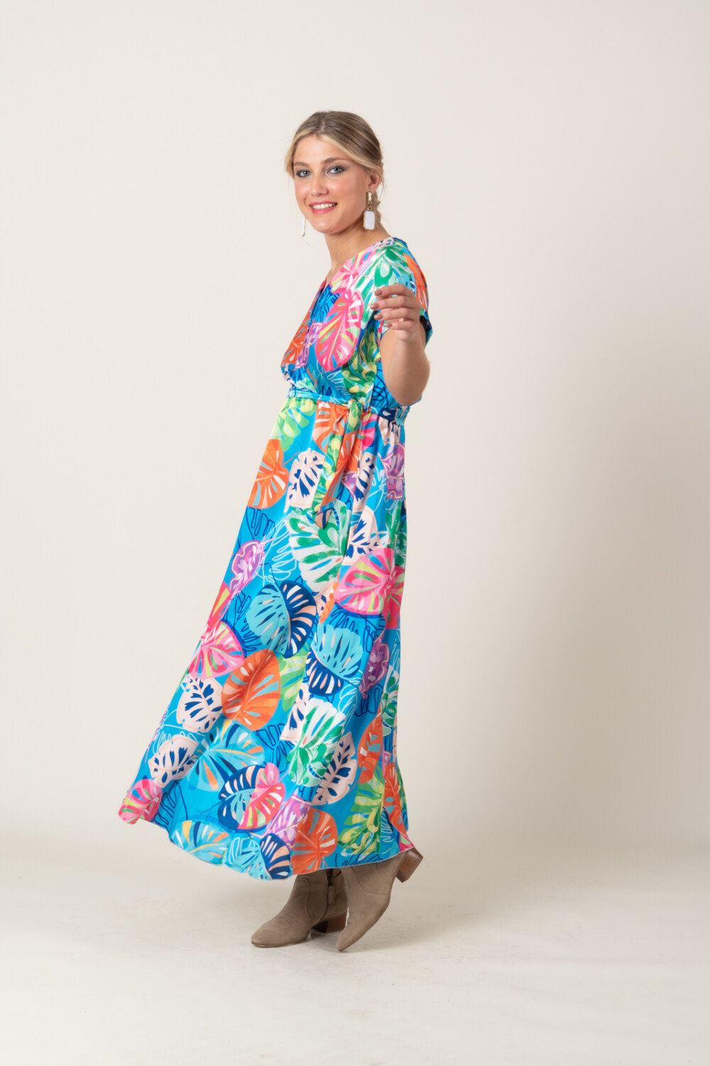 VESTIDO LORENZA Celeste