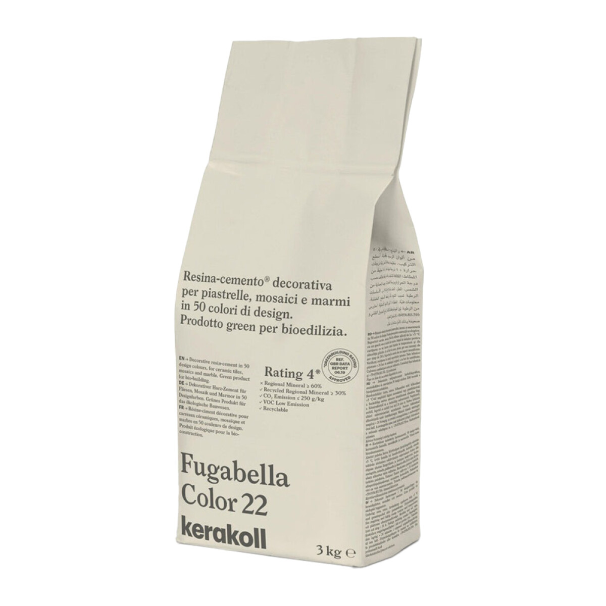 Pastina Fugabella Color 22 X 3kg. 