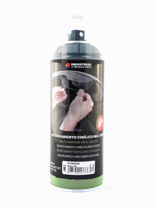 AEROSOL MONTANA VINILO GRIS METALIZADO- 400 ML N/A