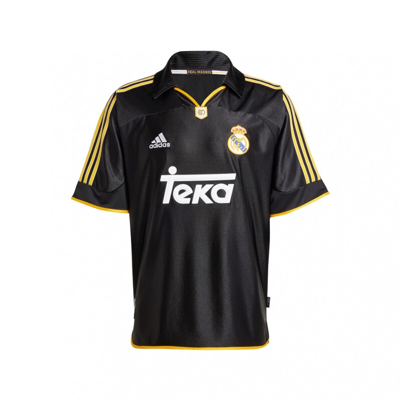 CAMISETA adidas VISITANTE REAL MADRID 99/00 Black