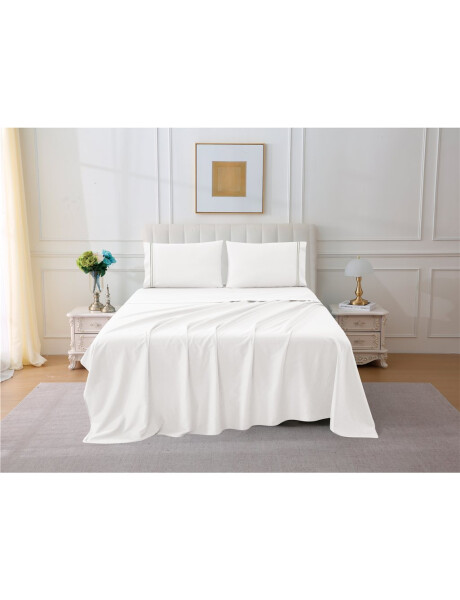 JGO SABANA BORDADO ALG 200H QUEEN 160x200+35CM BCO JGO SABANA BORDADO ALG 200H QUEEN 160x200+35CM BCO