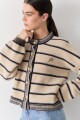CARDIGAN TERRO TENNIS Crudo