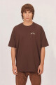 REMERA ARCH EMB OVER TEE H-marron