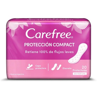Protector Diario Carefree Compact X20 Protector Diario Carefree Compact X20