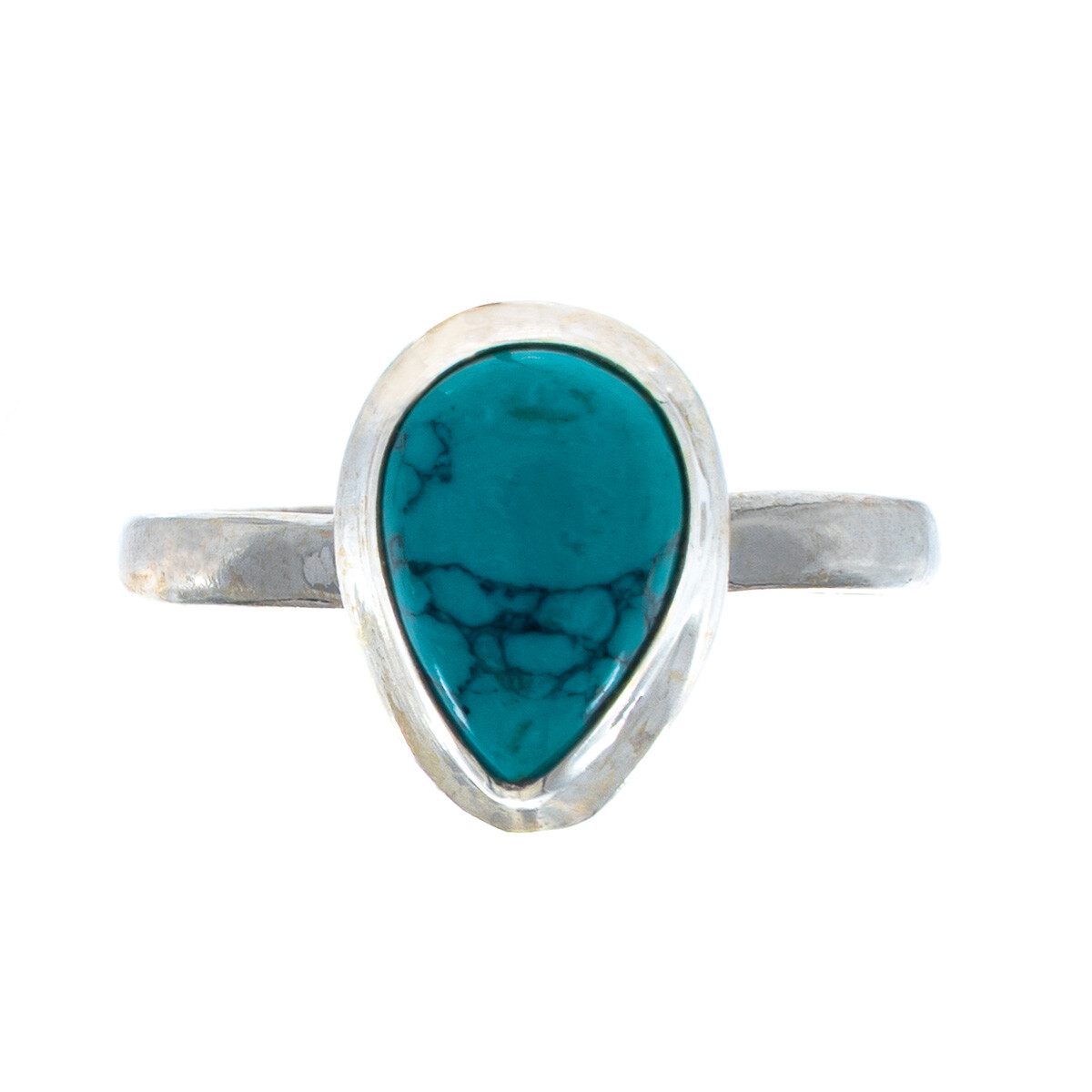 Anillo de plata 925 con turqueza. 